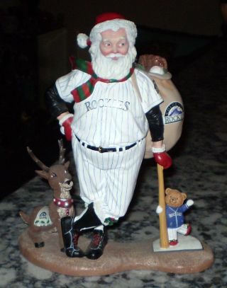 2001 Colorado Rockies Snowman Figurine From Major League Baseball