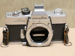 Functional Vintage MINOLTA SRT101 35MM SLR Film Camera Body 2