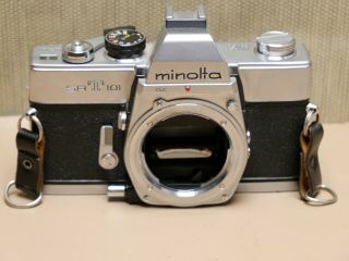 Functional Vintage MINOLTA SRT101 35MM SLR Film Camera Body 3