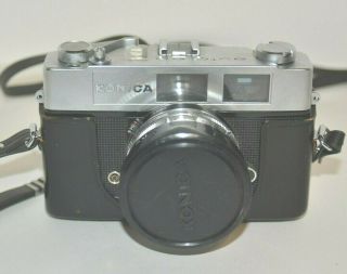 Konica Auto S2 35mm Film Rangefinder Camera Hexanon 45mm F1.  8 Lens Japan 2