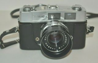 Konica Auto S2 35mm Film Rangefinder Camera Hexanon 45mm F1.  8 Lens Japan 3