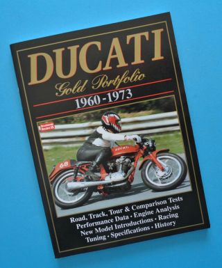 1960 - 73 Ducati Motorcycle Gold Portfolio Book Mick Walker Desmo Mark 3 Sebring