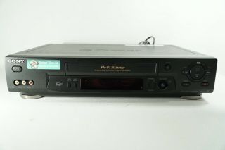 Sony Slv - N71 Vcr 4 - Head Video Cassette Recorder Vhs Player Hifi