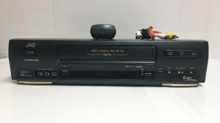 Jvc Hr - Vp70u Hi - Fi Vcr With Remote And Cables