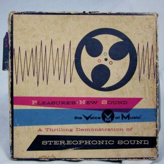 Vintage Reel Tape Demonstration For Voice Of Music Reel Machine Deck Playtested