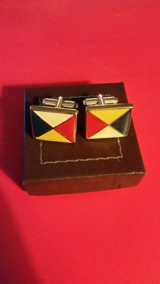 Merchant Navy_ P&o Line_ Cuff Links_gold Plated