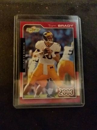 2000 Score Tom Brady 316 Rookie Card