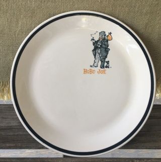 Vintage Hobo Joe Restaurant Ware Dinner Plate Marked Alox Hf Coors 9 3/4 "