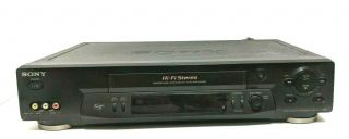 Sony Slv - N71 Blk Hi - Fi Stereo Video Cassette Recorder