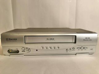 Emerson Ewv403 Vcr 4 - Head Video Cassette Recorder Vhs Player.  Plays Great