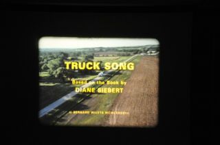 16mm Film Feature: Truck Song,  Aims Based On Diane Seibert