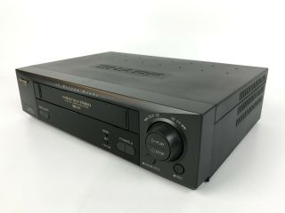 Sharp Vcr Vc - H982 4 - Head Hi - Fi Video Cassette Recorder Vhs Player - No Remote