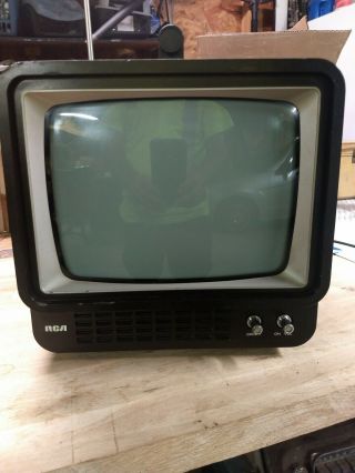Vintage Rca Portable 9 Tv B/w Television Agr - 095 - L
