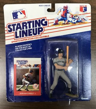1988 Starting Lineup Don Mattingly Figurine Nib York Yankees