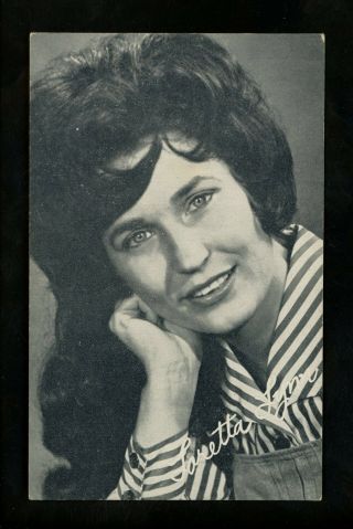 Movie / Tv Star Cinema Vintage Postcard Loretta Lynn Actress