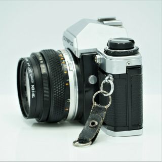 [EX,  ] Olympus OM10 35mm SLR Film Camera with a Zuiko 50mm 1:18 Lens 2