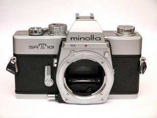 Minolta Srt - 101 35mm Slr Camera Body In Near With Makers Case.