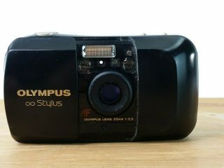 Olympus Infinity Stylus 35mm 1:3.  5 Point & Shoot Film Camera