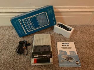 Radio Shack Tandy Ccr - 81 Trs - 80 Computer Cassette Tape Recorder 26 - 1208a -