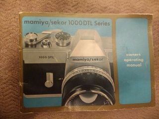 Mamiya Sekor 1000 DTL 35mm Film Camera,  55mm lens,  85 - 205mm lens,  w.  angle lens 2