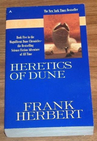 Frank Herbert Heretics Of Dune 5 Fine L/n Ace 1987 Vintage Vincent Di Fate Pb