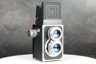 :ricoh Ricohflex 6x6 120 Tlr Camera W/ 80mm F3.  5 Lens