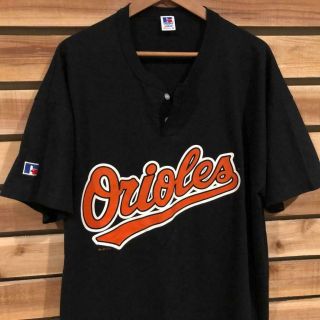 Usa Vtg 90s Russell Nublend Baltimore Orioles Baseball Jersey T Shirt Xl