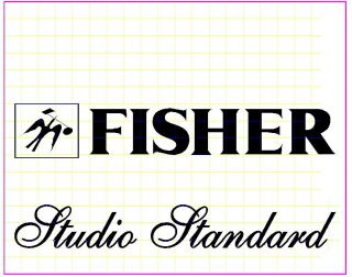 Fisher Studio Standard Etched Glass Sign W/ Black Base