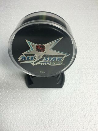 1999 Tampa Bay Lightning Nhl All Star Game Hockey Puck In Display Case