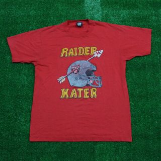 Vtg 90s Kansas City Chiefs Raider Hater Nfl Screen Stars Usa T Shirt Men 