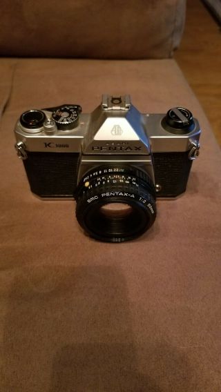 Asahi Pentax K1000 Se 35mm Film Slr Camera