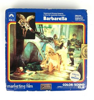 Barbarella 8 Color Sound Film 8mm Movie Marketing Film Vintage Jane Fonda