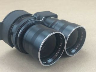Black Mamiya Sekor 180mm f/4.  5 TLR Lens Fit C22,  C33,  C220 & C330 - WORKS/OPTICAL 2