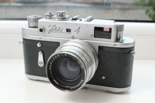 ZORKI 4 USSR camera JUPITER 8 2/50mm lens EXPORT VERSION 63514223 2