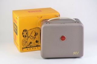 Collector Grade Kodak 500 8mm Film Projector 189 W/1.  6 Lens,  Boxed,  Gorgeous