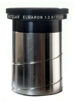 Leica 35mm 2.  8 Elmaron projection lens EX,  cond.  Made to fit Leica Pradovi 3