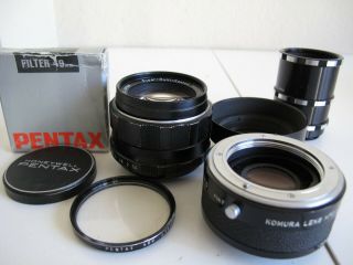 Pentax Smc Takumar 50mm F1.  4 Prime Lens M42 Screw Mount Noreserv