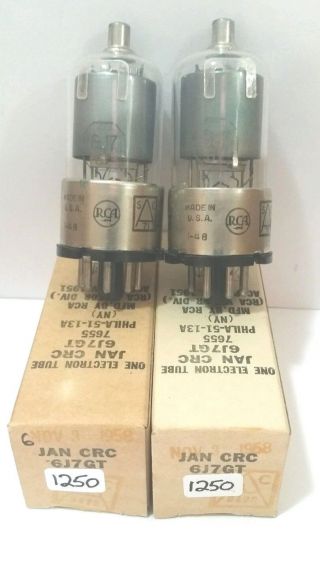 2 Date Matching Rca Jan 6j7 Gt Vacuum Tubes On Calibrated Hickok