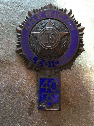 American Legion License Plate Topper