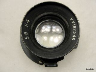 British Air Ministry Military Brass Lens,  5 Inch F.  4,  14a/1101 - Ross ?