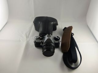Asahi Pentax Mg Slr 35mm Camera W/ Smc Pentax 1:2 50mm Lens