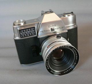 Kodak Retina Reflex Iv Camera,  Leather Case And Coopers Retina Book
