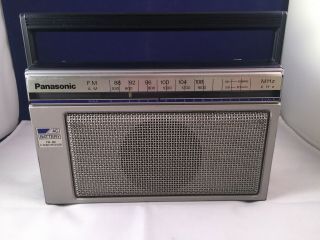 Vintage Panasonic Am/fm Portable Radio Rf - 538a Ac/dc