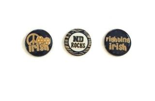 Notre Dame Fighting Irish Inspired Set Of 3 Magnets