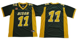 Carson Wentz Jersey 11 Ndsu North Dakota State Bison Stitched Football Jersey