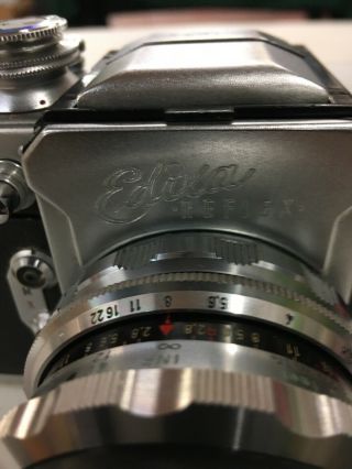 Wirgin Edixa Reflex Camera With Edixa Westanar 1:2.  8/50 Isco Gottingen Lens 2