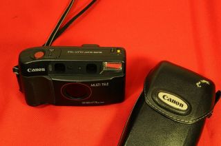 Canon Sure Shot Multi - Tele Point & Shoot Camera With Case