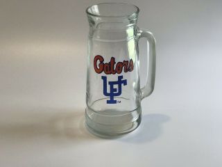 Vintage University Of Florida Gators Lager Tankard Beer Mug Glass