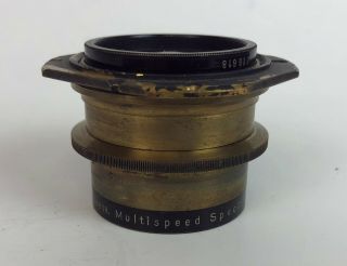 Antique Multispeed Special Anastigmat Series I Camera Lens