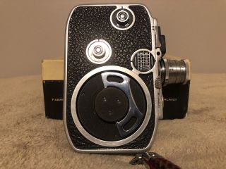 Vintage Paillard Bolex B8 8mm Movie Camera